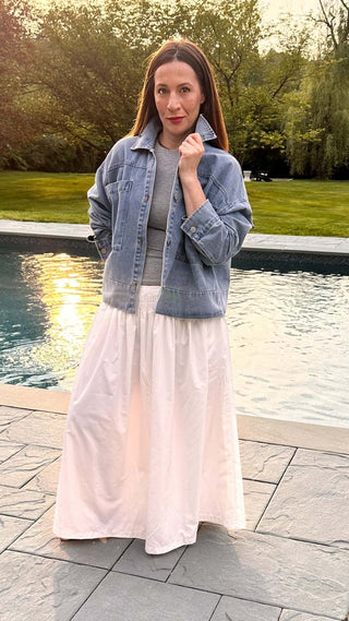 Drew Denim Jacket Top - Dear GigidenimSmall