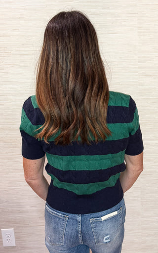 Everly Striped Cardigan Sweater