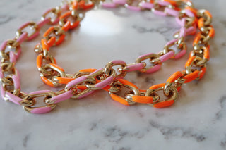 Enamel Paperclip Chain