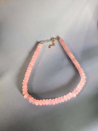 Semi Precious Stone Beaded Necklace - Dear GigiPink