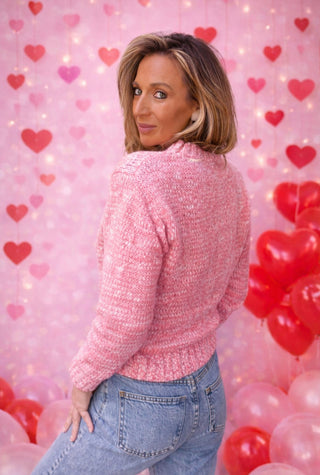 The Rosé Glow Sweater
