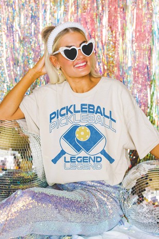 PICKLEBALL LEGEND OVERSIZED GRAPHIC TEE