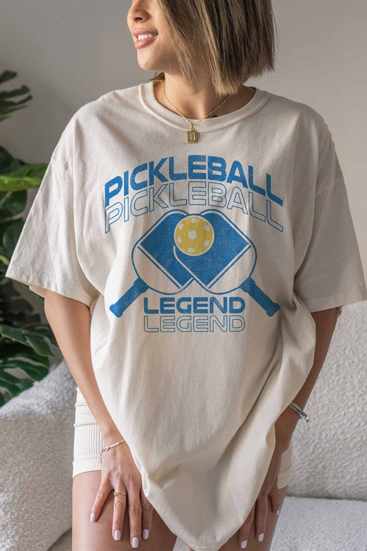 PICKLEBALL LEGEND OVERSIZED GRAPHIC TEE