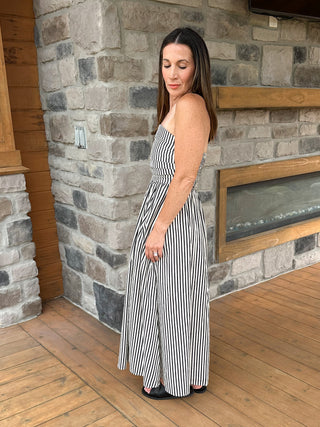 The Hampton Stripe Smocked Maxi Dress