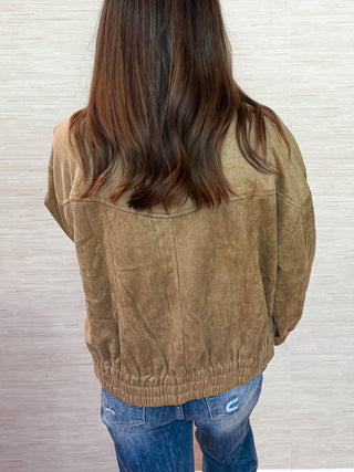 The Sutton Suede Jacket - Dear GigiXS