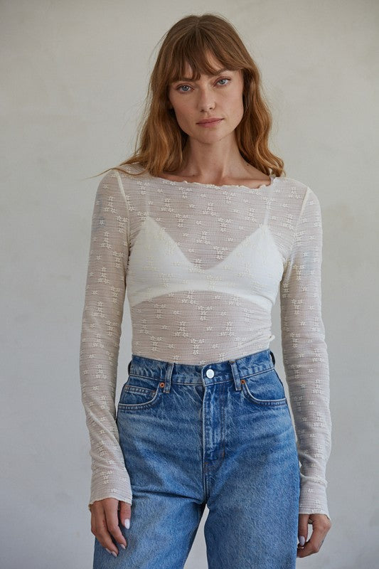 NALINI LACE TOP