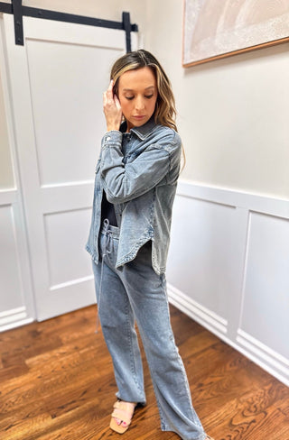 Coastal Drift Denim Set - Dear GigiS