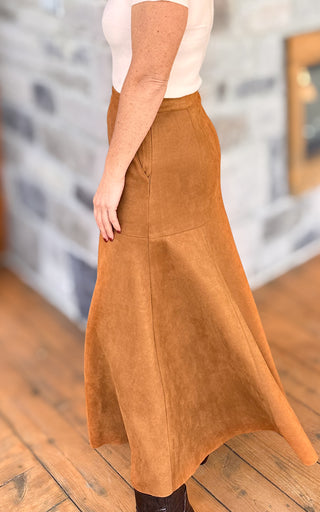 Wren Faux Suede Skirt