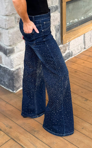 Starlight Rhinestone Jeans - Dear GigiXSBlue