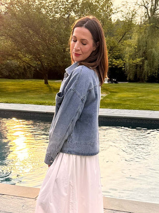 Drew Denim Jacket Top - Dear GigidenimSmall