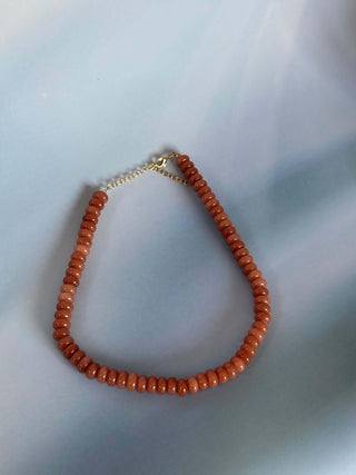 Semi Precious Stone Beaded Necklace - Dear GigiPink