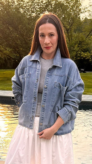 Drew Denim Jacket Top - Dear GigidenimSmall