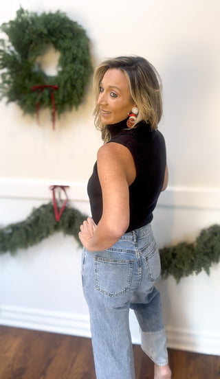 Let It Snow Crop Sweater