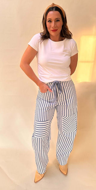 Roxy Railroad Striped Pants - Dear GigiS