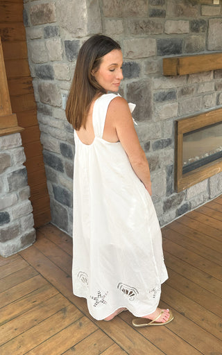 Magnolia Bloom Maxi Dress