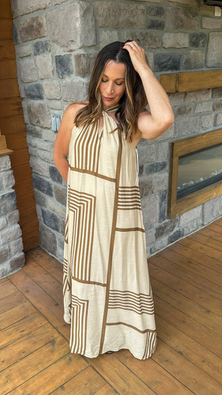 Santorini Sands Maxi Dress