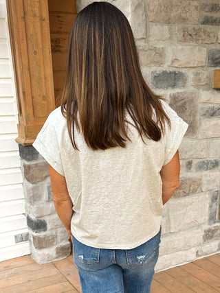 The Everyday Slub Tee –Grey