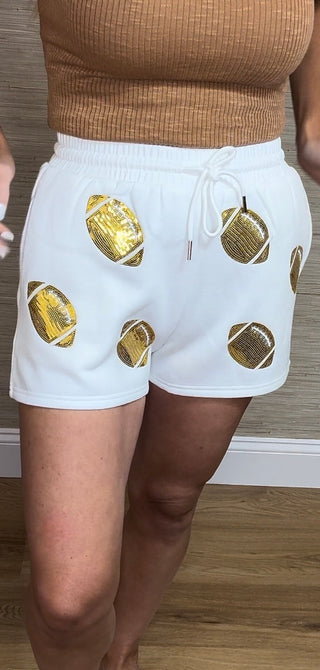 Glitter Football Shorts