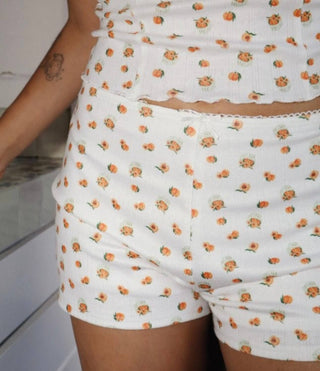 The Georgia Peach Pajama Set - Dear GigiXS