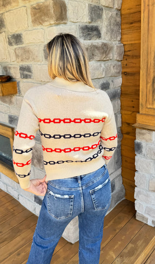 Chainlink Cozy Sweater