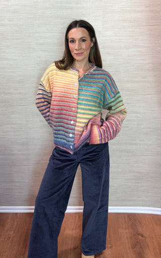 The Sunset Stripe Cardigan - Dear GigiS