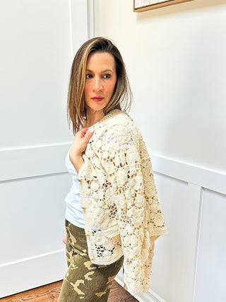 Seaside Breeze Crochet Jacket - Dear GigiS