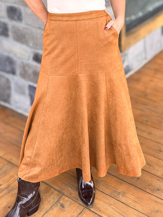 Wren Faux Suede Skirt