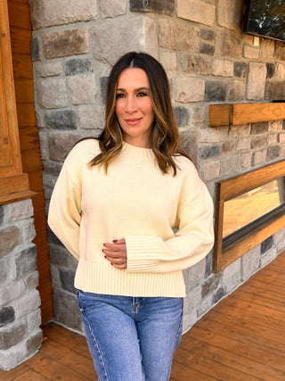 Claire Ivory Sweater