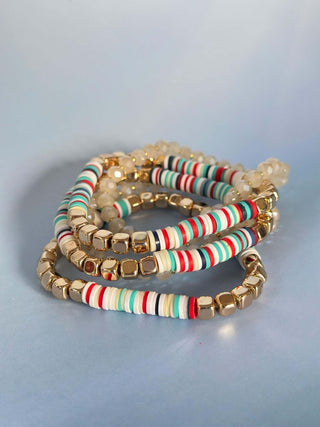 Americana Beaded Bracelet Set - Dear Gigi