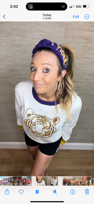 Geaux Tigers Headband