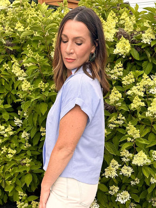 The Blair Polo Top - Dear GigiBlueS