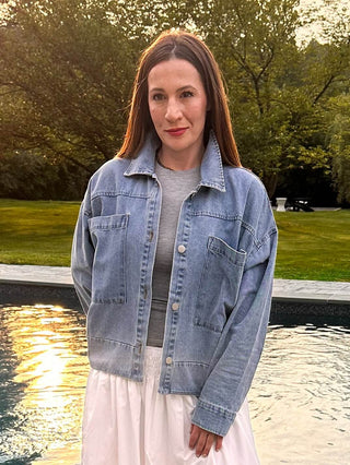 Drew Denim Jacket Top - Dear GigidenimSmall