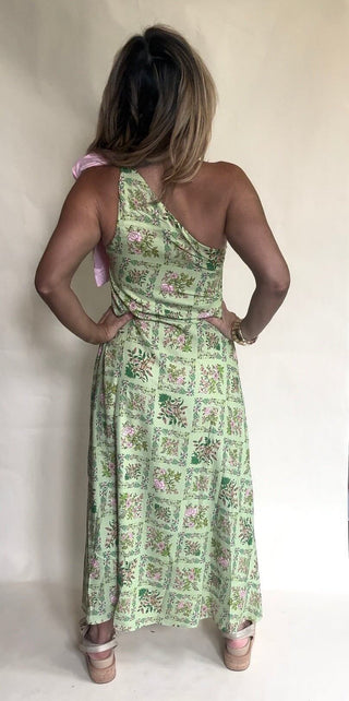 Emmie Floral One Shoulder Maxi Dress - Dear GigiS