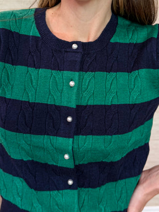 Everly Striped Cardigan Sweater