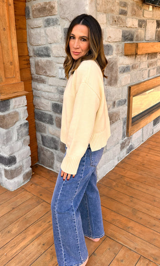Claire Ivory Sweater