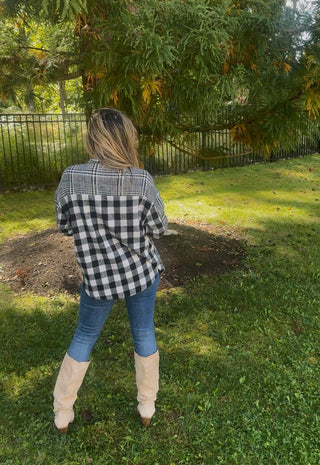 Gingham Shacket