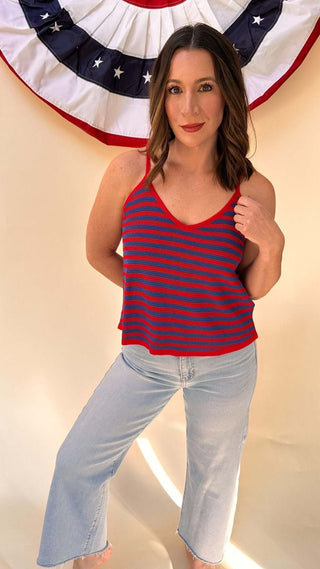 Striped Flare Cami - Dear GigiS