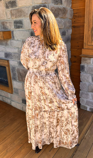 Bronzed Blooms Dress