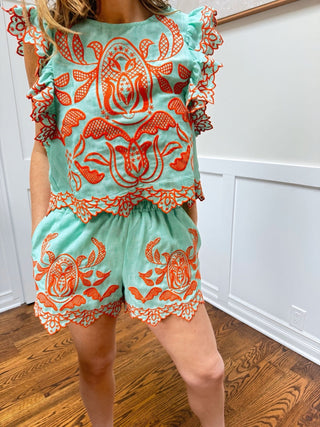 Citrus Glow Teal Set - Dear GigiXS