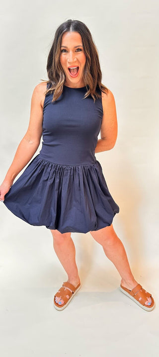 Midnight Bubble Dress - Dear GigiS