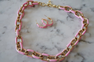 CZ Enamel Hoops