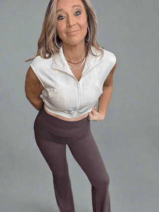 Zip Up Cap Sleeve - Dear GigiS