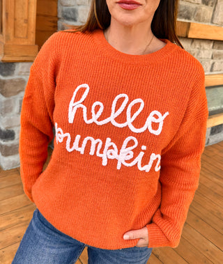 Hello Pumpkin Sweater