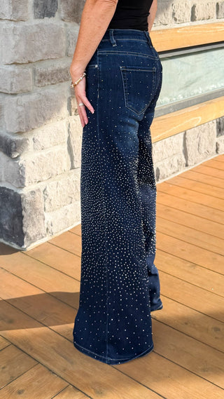 Starlight Rhinestone Jeans - Dear GigiXSBlue
