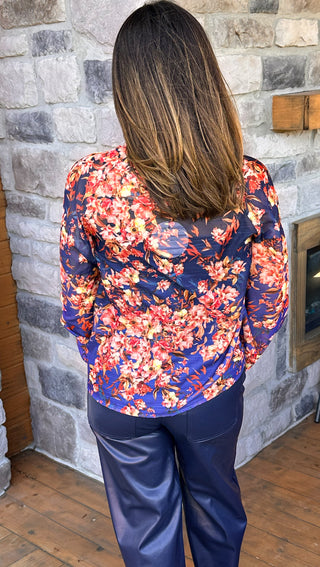 Autumn Floral Top
