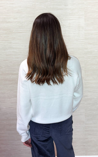 Kennedy Denim Collar Sweater - Dear GigiS