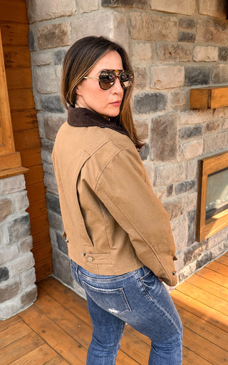 Hadley Camel Barn Jacket