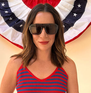 Devon Sunglasses Matte Brown - Dear Gigi