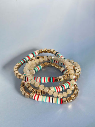 Americana Beaded Bracelet Set - Dear Gigi