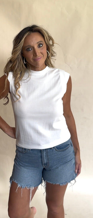 Nelly Cap Sleeve Tank - Dear GigiSNavy